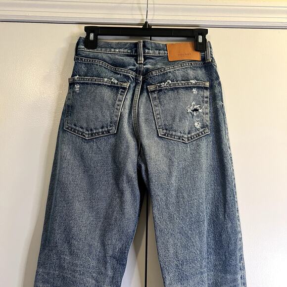 Moussy Vintage Ashleys Wide Straight jeans blue size 25 - Picture 6 of 8